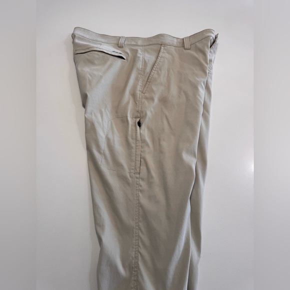 Eddie Bauer Travex Pants Mens 35x32 Horizon Guide Chino Nylon Outdoor Hiking - Picture 3 of 11